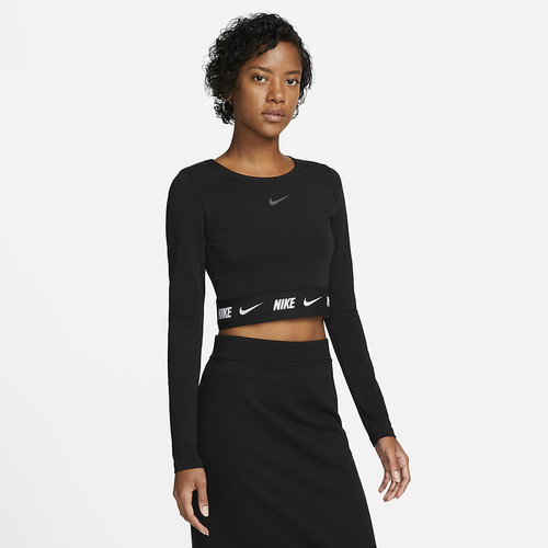 Koszulka damska Nike Crop Tape Top DX2315-010